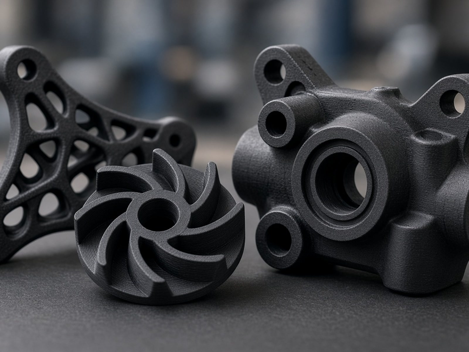 Industrial 3D printed end-use parts