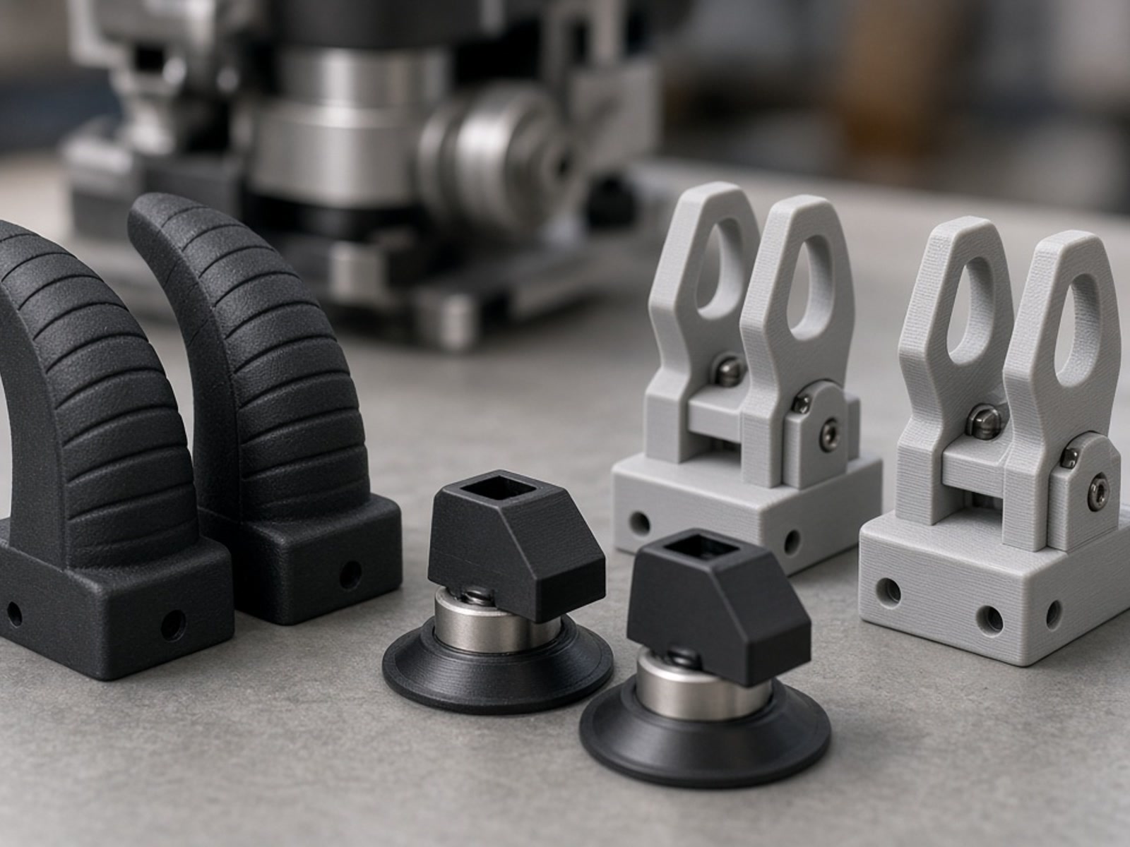 3D printed robot gripper for industrial end-of-arm tooling