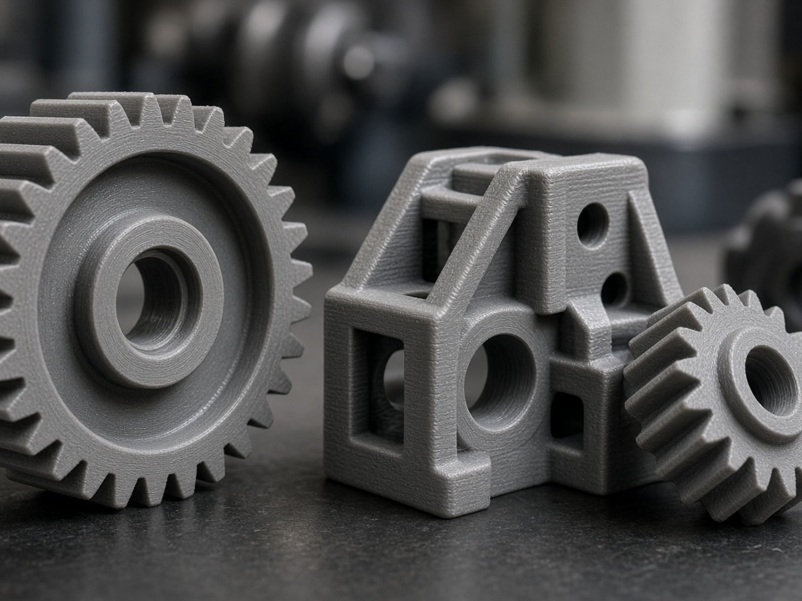 Industrial PA6 3D printed functional part